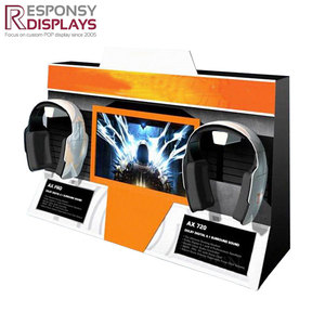 Acrylic Countertop hiển thị đứng cho Bluetooth tai nghe loạt trong thời trang bán lẻ môi trường - Product Image 1