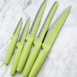 Ventes chaudes <span class=keywords><strong>en</strong></span> Europe et <span class=keywords><strong>en</strong></span> Amérique, ensemble de couteaux de cuisine pour cuisiniers amateurs, 6 pièces, lames tranchantes, couteaux de chef, couteaux à légumes, couteaux utilitaires - Product Image 3