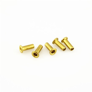 Œillets DIN7340 GB975 - Rivets tubulaires en <span class=keywords><strong>laiton</strong></span> de type tuyau, œillets, rivets - Product Image 1