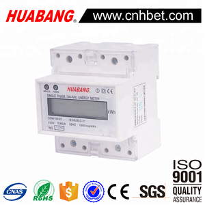 Ddm100sc đơn giai đoạn năng lượng MÉT 4P 36mm rộng DIN đường sắt điện MÉT 1 giai đoạn LCD mét - Product Image 2