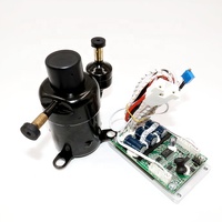Livraison rapide porte à porte R134a  DC 12v 24v 48v  Micro-inverseur BLDC Moteur rotatif de refroidissement Compresseur 400w