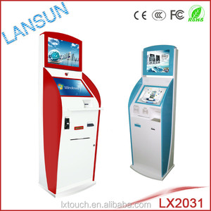Nhà máy cung cấp LCD Màn Hình Kép kiosk Thanh Toán tùy chỉnh ATM ngân hàng hệ thống xếp hàng với máy in - Product Image 2
