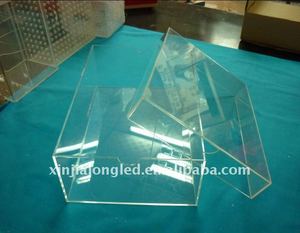 Caja de soporte de exhibición de ventas de <span class=keywords><strong>zapatos</strong></span> de acrílico Caja de exhibición de acrílico con base negra y elevadores dorados (hasta el tamaño 13) - Product Image 4