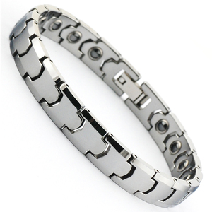 Wollet แฟชั่นชุบกาแฟ Germanium Bio Magnetic Therapy สร้อยข้อมือทังสเตน - Product Image 2