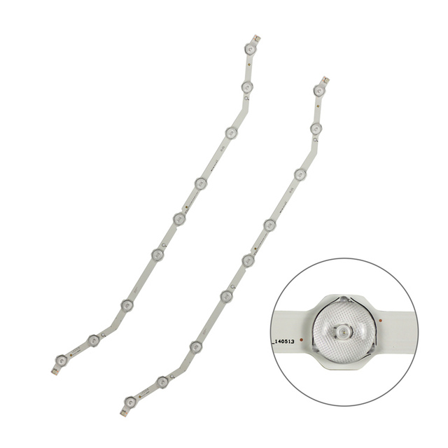 D3GE-320SM0-R2 9 Lens SMD2835 Aluminum LED TV Backlight Replacement Strips with Remote Control for Samsung