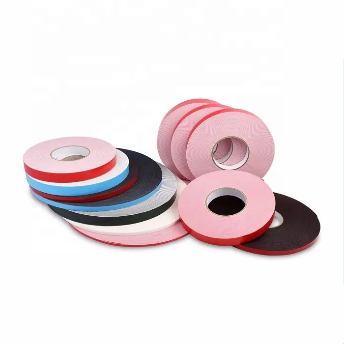 Double sided 1mm PE/ EVA foam tape for auto decoration,contraction