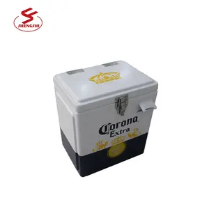 7L taşınabilir korona ekstra metal açık Corona şarap soğutucu kutusu