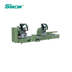 CNC Mesin Ganda Kepala Cutting Saw untuk Aluminium Profil