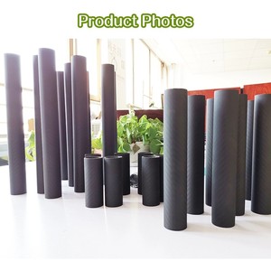 Venta directa de fábrica Tubo de fibra de carbono 3K para modelo de avión y patrón cuadrado deportivo - Product Image 2