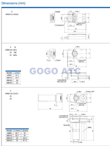 GOGO ATC เครื่องกำเนิดสุญญากาศขนาดเล็ก ABX5-B,มอเตอร์ไฟฟ้า Pumb ขนาด0.05kW <span class=keywords><strong>AIRBEST</strong></span> พอร์ตจ่ายลมสุญญากาศ - Product Image 5