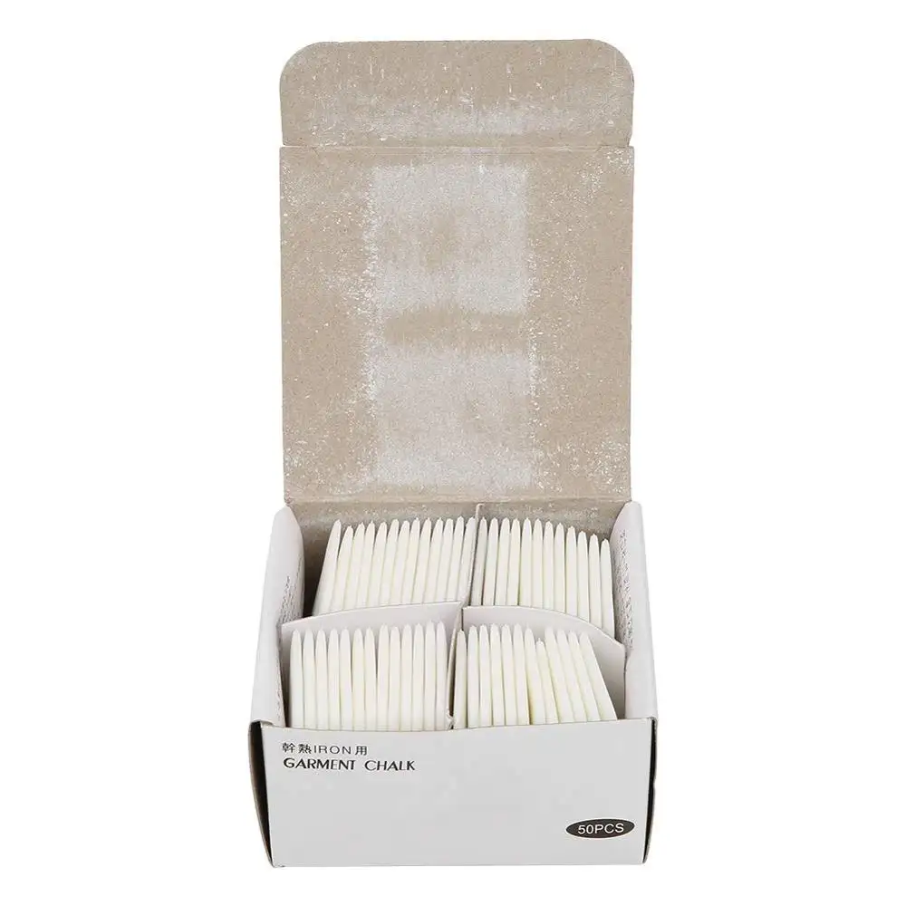 50pcs/pack PANDA CHALK White Tailor's Chalk Sewing Tailoring Garment Chalk Clothing Fabric Disappearing marker