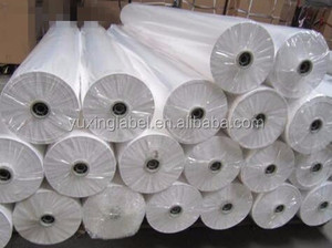 Büyük fabrika 64 inç geniş genişlik saten baskı bandı beyaz Jumbo saten kurdele rulo giysi bakım etiketi için - Product Image 2
