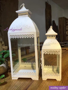 LDJ787 Classic White Decorative <strong>Candle</strong> <strong>Holder</strong> <strong>Lanterns</strong> Wholesale - Product Image 3