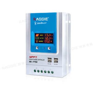 RAGGIE 50A <span class=keywords><strong>MPPT</strong></span> 1KW ระบบควบคุมการชาร์จพลังงานแสงอาทิตย์ที่มีพอร์ตการสื่อสาร - Product Image 1