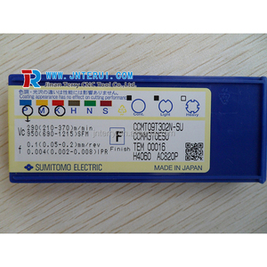 Sumitomo electric inserts en carbure monobloc, Carbure insère fabrication made in Japan CCMT09T302N-SU AC820P / CNMG120408N-GU - Product Image 3