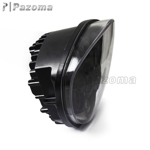 Phare LED de <span class=keywords><strong>moto</strong></span> en aluminium, 2007 w, Style puce noire, pour cruisoirs, 2016 - Product Image 2