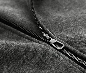 Women's Oblique Full Zip-up Casual <strong>Hoodie</strong> Jacket Coat Asymmetric Neoprene <strong>Hoodie</strong> 77% <strong>Polyester</strong>/23% Cotton - Product Image 5