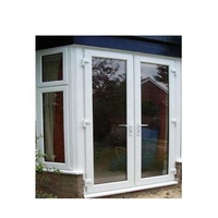 Ventana Abatible de PVC con Doble Acristalamiento Insonorizado y Vidrio Templado, Estándar Europeo, Garantía de 10 Años, Proveedores de China