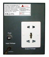 Regulador de voltaje automático con pantalla Digital, estabilizador de uso doméstico con Control de microprocesador, 500VA