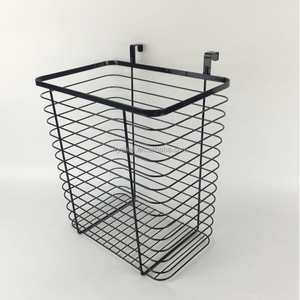 Panier suspendu au-dessus de la porte du placard, poubelle ou panier de rangement pour la cuisine - Noir F0204, F0204-1 - Product Image 3