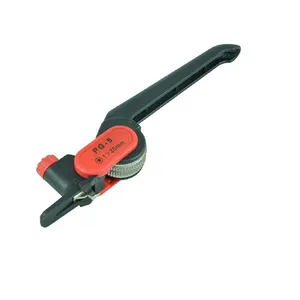 Draad strippers pg-5 ratel kabel mes draad stripping tool voor 25mm ronde kabel villen lederen gereedschap