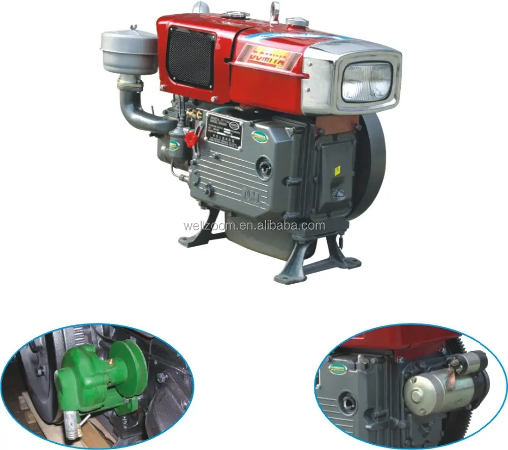 Дизельный двигатель с водяным охлаждением S195WP 12 л.с. 160714