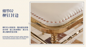 Silla Chiavari de Acero Inoxidable Dorado Pulido de Calidad, con Cómodo Cojín de Espuma, Diseño Moderno y Lujoso para Hogar, Oficina, Parque y Sala de Estar - Product Image 5