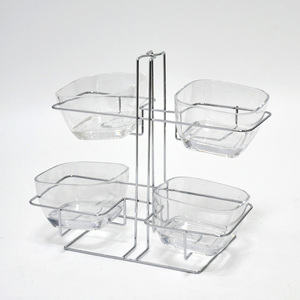 ชั้นวางถาดขนมลวดใสอเนกประสงค์ดีไซน์ทันสมัย - Product Image 3