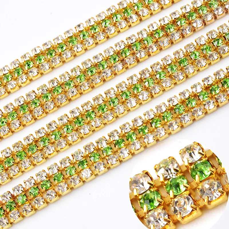 Hot Sale China Rhinestone Cup Chain, Wholesale Jewelry Rhinestone Chain