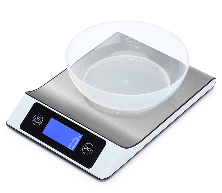 Household Food Scale 1g New Design Stainless Steel Electronic Weighing Scale Kitchen Food Scale