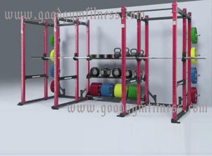 Body Building Heavy Duty Commercial Power <strong>Squat</strong> <strong>HALF</strong> Cross Rigs <strong>Racks</strong> - Product Image 4