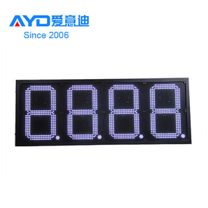ป้ายแสดงราคาปั๊มน้ำมัน LED 7 ส่วน ขนาด 4 นิ้ว ระบบอิเล็กทรอนิกส์ไร้สาย สำหรับสถานีบริการน้ำมัน ป้ายเปลี่ยนราคา LED กลางแจ้ง - Product Image 3