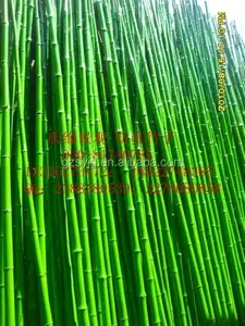 Yapay bitkiler yapay plastik bambu açık yapay bambooplastic bambu direkleri sarı bambu direkleri