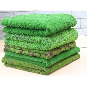 K-3125 उच्च घनत्व 100x100x3cm ग्रीन घास कृत्रिम मोज़स कालीन रोल - Product Image 2