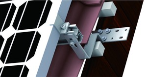 En aluminium Aolar Frame Panel pour tuiles en terre cuite plat tuile tuile d'ardoise <span class=keywords><strong>toit</strong></span> installer <span class=keywords><strong>solaire</strong></span> <span class=keywords><strong>panneau</strong></span> - Product Image 2