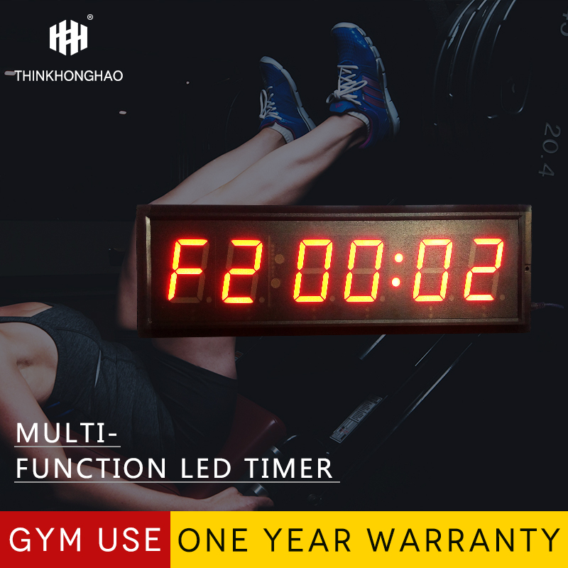 Chronomètre LED Compétition 2,3 Pouces - Compte à Rebours Et Avance - Batterie 2000mAh Rechargeable - Télécommande Et Trépied Inclus - Idéal Pour Sport, Conférences, Examens