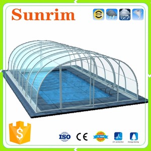 Protection contre les effets nocifs des rayons UV télescopique <span class=keywords><strong>abri</strong></span> de <span class=keywords><strong>piscine</strong></span> espagne - Product Image 1