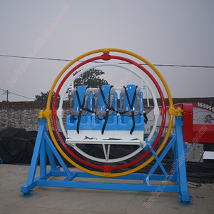 Manège d'intérieur pour enfants, jeu de fête foraine, manège d'<span class=keywords><strong>occasion</strong></span> Spaceball, manège gyroscope humain - Product Image 2