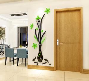 Il nuovo disegno del fiore vaso acrilico per la casa della decorazione della <span class=keywords><strong>parete</strong></span> <span class=keywords><strong>adesivi</strong></span> - Product Image 2