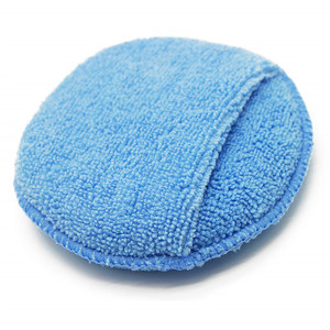 <span class=keywords><strong>Éponge</strong></span> en mousse microfibre bleue, 5 pouces, avec poche, applicateur de cire à main, 125mm, 1 pièce - Product Image 1