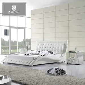 Ensemble de chambre Double de luxe moderne nouveau design lits