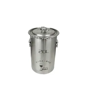 Tanque de fermentación de vino 5Gal, proveedor de cubos de vino a precio de fábrica