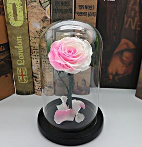 Natural hecho a mano largo tiempo seco y flor Rosa la vida eterna en la de vidrio para la venta al por mayor - Product Image 2