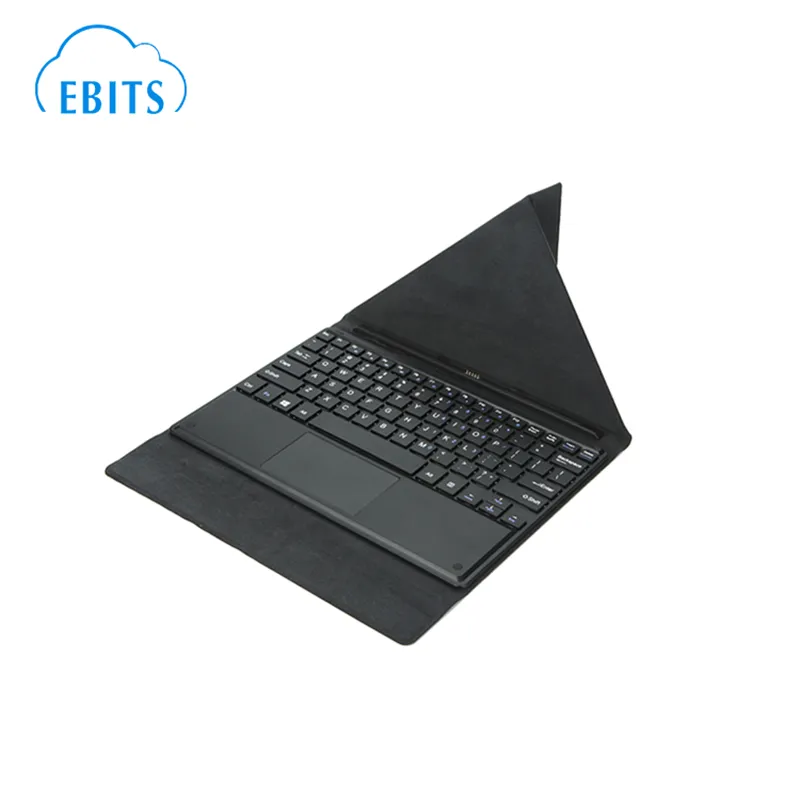 Universal 10.1 inch tablet pogo docking leather case keyboard