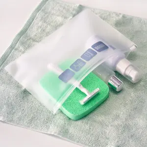 จีนทำล้างพลาสติก PVC Ziplock แปรงสีฟันสำหรับเดินทาง