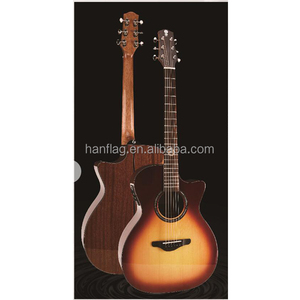 40 pollice solid top in abete sapele posteriore dado osso lucido legno acoustic <span class=keywords><strong>guitar</strong></span> - Product Image 1