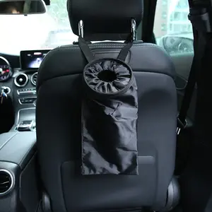 Bolsa de basura para asiento trasero de coche, bolsa de almacenamiento colgante