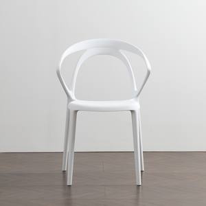 Wholesale Factory Furniture Resin Restaurant Cafe Shop <strong>Chair</strong> <strong>White</strong> Black Monoblock Modern Outdoor Dining Plastic <strong>Chair</strong> - Product Image 3