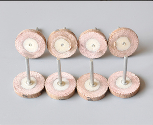 120 #20*25*6 Roue à lamelles montée Roue à lamelles abrasive de ponçage émeri avec fraise à tige Tige de 1/8 "(3mm) pour outil rotatif <span class=keywords><strong>Dremel</strong></span> - Product Image 3
