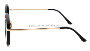 HISTORIA STY882 Gafas de sol con montura redonda vintage Fábrica de China Gafas de Sol de marca para mujer Protección UV Marco de metal Gafas de sol - Product Image 4